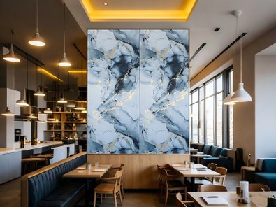 Fordelene med PVC blank mørk marmorplate for innvendig veggdekorasjon