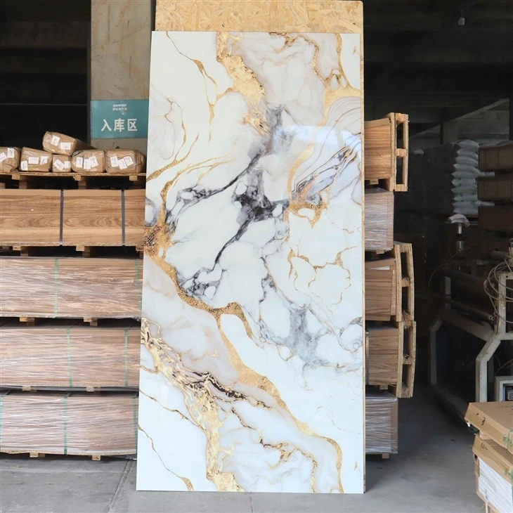 UV Coating Waterproof High Glossy Waterproof Marble PVC Panel